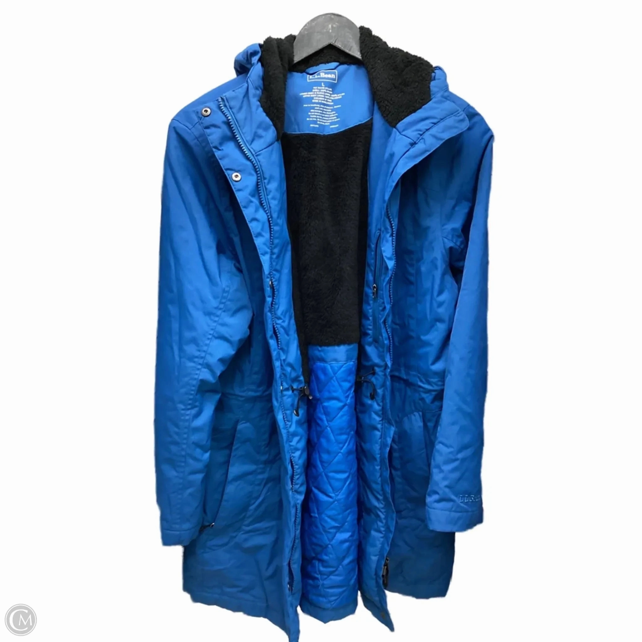 Evening Chill Piece Coat Puffer & Quilted By L.l. Bean In Blue, Size: L