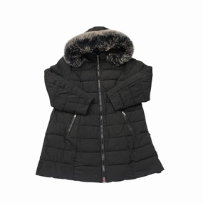 Wrinkle Free Fabric Daily Wear Coat Puffer & Quilted By Laundry In Black, Size: 2x