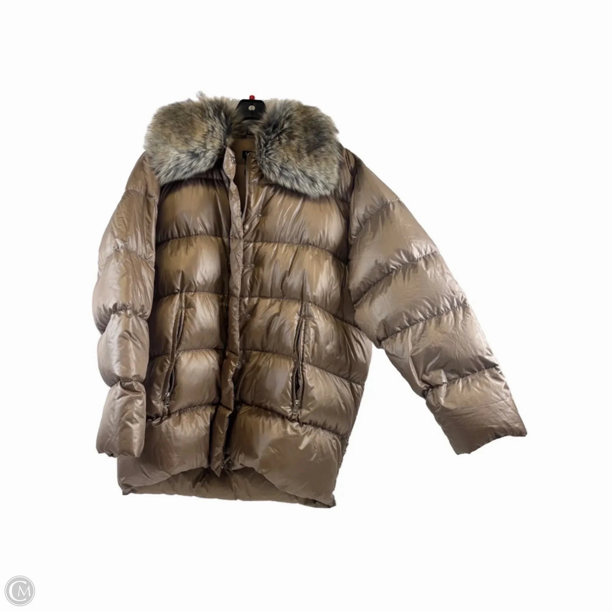 Chill Weather Coat Puffer & Quilted By Lauren By Ralph Lauren In Brown, Size: Xl