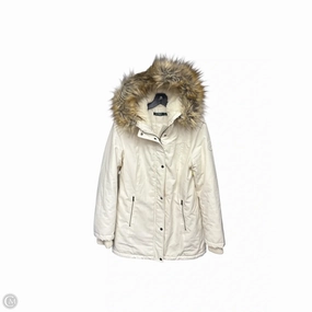 Abrasion Resistant Edges Oversized style Coat Puffer & Quilted By Lauren By Ralph Lauren In Cream, Size: Xl