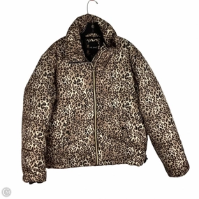 Coat Puffer & Quilted By Me Jane In Animal Print, Size: Xl Basic Travel Fit Effortless Layer