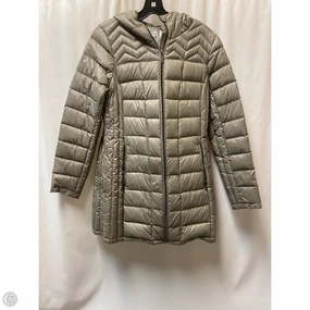 Puffer Design Coat Puffer & Quilted By Michael By Michael Kors In Grey, Size: M