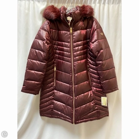 Coat Puffer & Quilted By Michael By Michael Kors In Maroon, Size: Xl Eco Friendly Construction