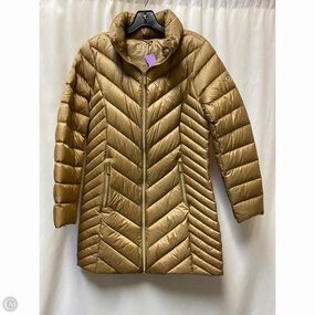 Noise Free Zipper Flexible Layer Fit Coat Puffer & Quilted By Michael By Michael Kors In Taupe, Size: S
