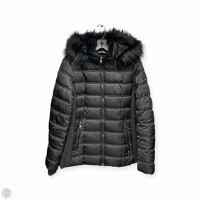 Coat Puffer & Quilted By Nautica In Black, Size: M Adjustable Cuff Design Compression Fold Design
