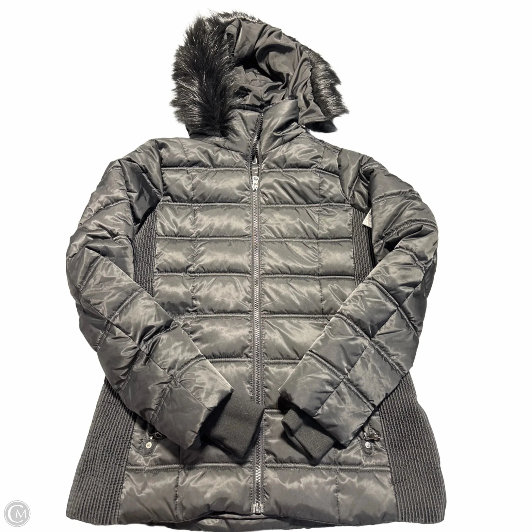 Coat Puffer & Quilted By Nautica In Black, Size: S Double Layered Hood Transitional Look