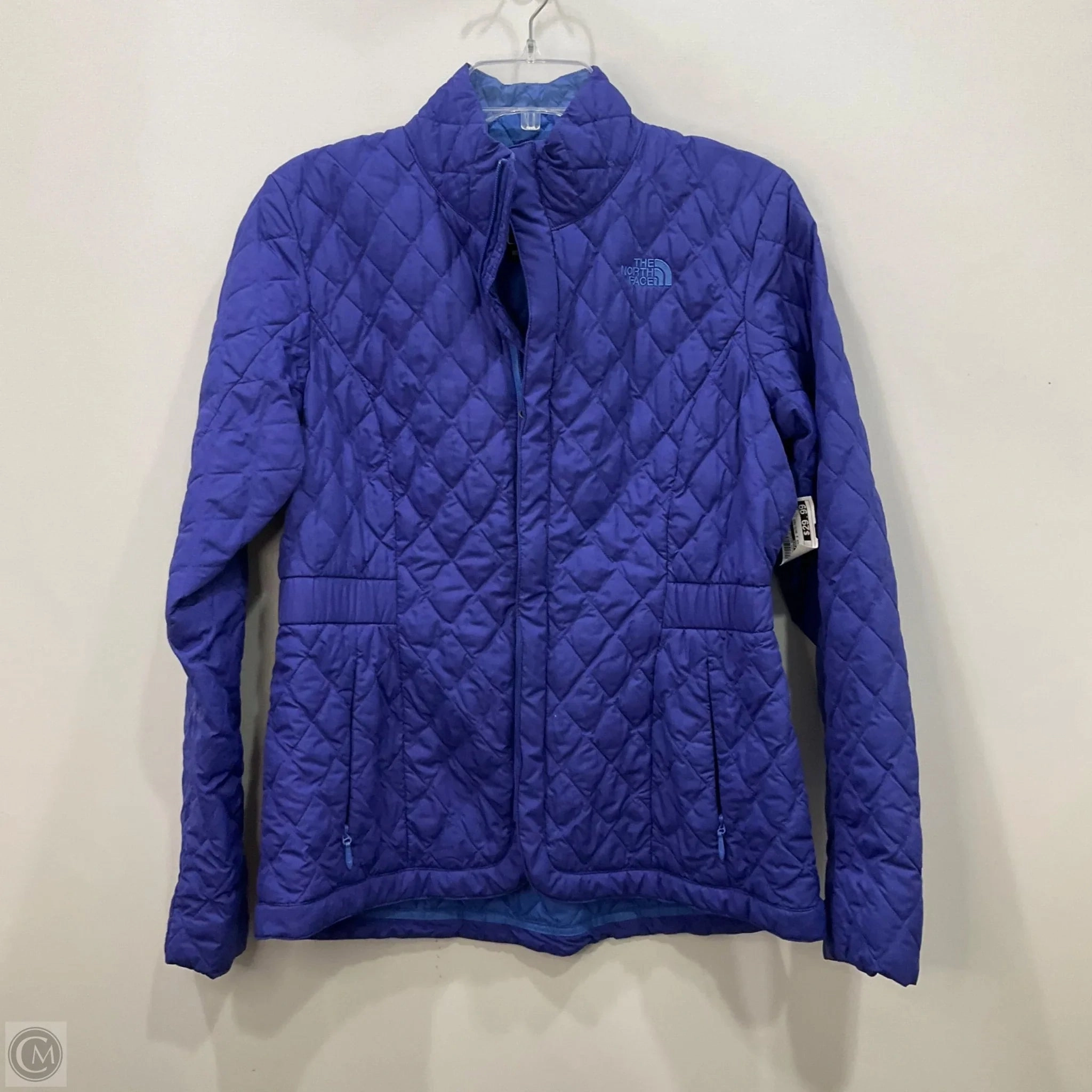 Coat Puffer & Quilted By North Face In Blue, Size: L Windbreaker Inspired Fit Lightweight Waterproof Jacket