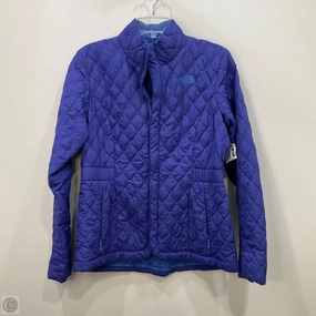 Coat Puffer & Quilted By North Face In Blue, Size: L Windbreaker Inspired Fit Lightweight Waterproof Jacket