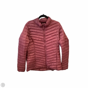 Minimal Detail Magnetic Fasteners Coat Puffer & Quilted By Old Navy In Red, Size: L