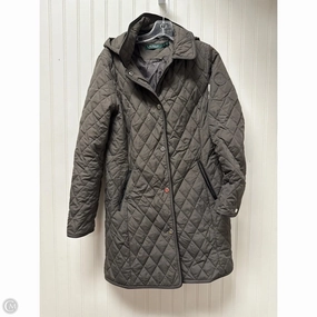 Temperature Regulating Tech Outdoor Adventure Coat Puffer & Quilted By Ralph Lauren In Grey, Size: M