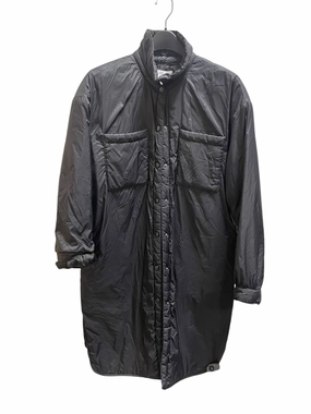 Pattern Print Coat Puffer & Quilted By Stylus In Black, Size: M