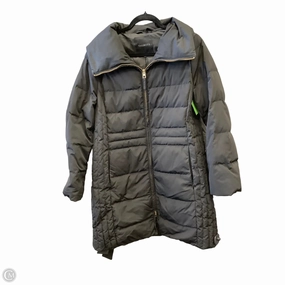 Breathable Mesh Panels Coat Puffer & Quilted By Talbots In Black, Size: M