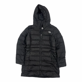Reused Cloth nylon blend Coat Puffer & Quilted By The North Face In Black, Size:L