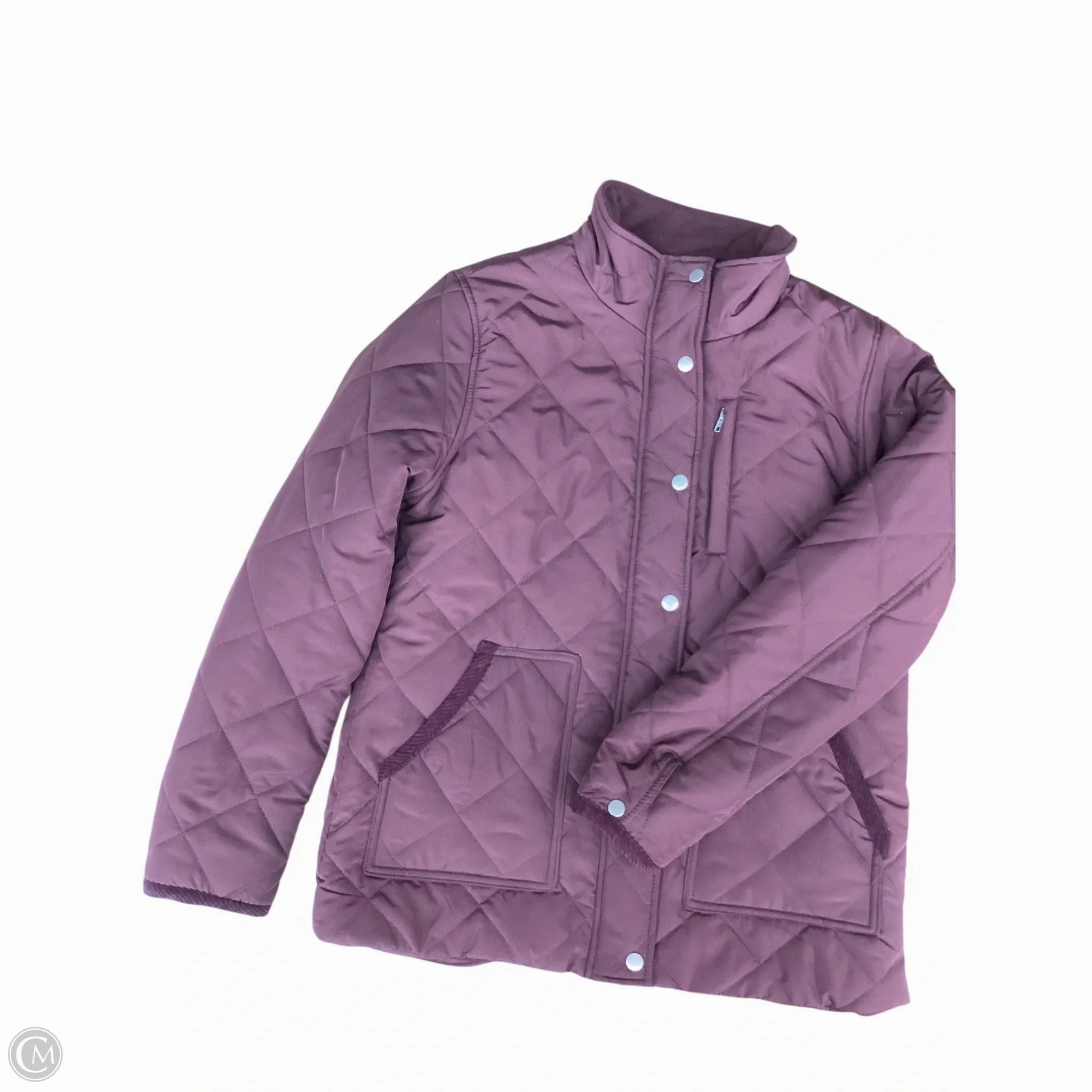 Coat Puffer & Quilted By Thread And Supply In Maroon, Size: M Windproof Insulated Coat Formal Use