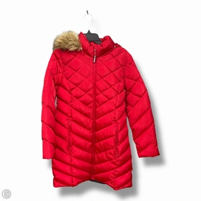 Lightweight Design Coat Puffer & Quilted By Tommy Hilfiger In Red, Size: S