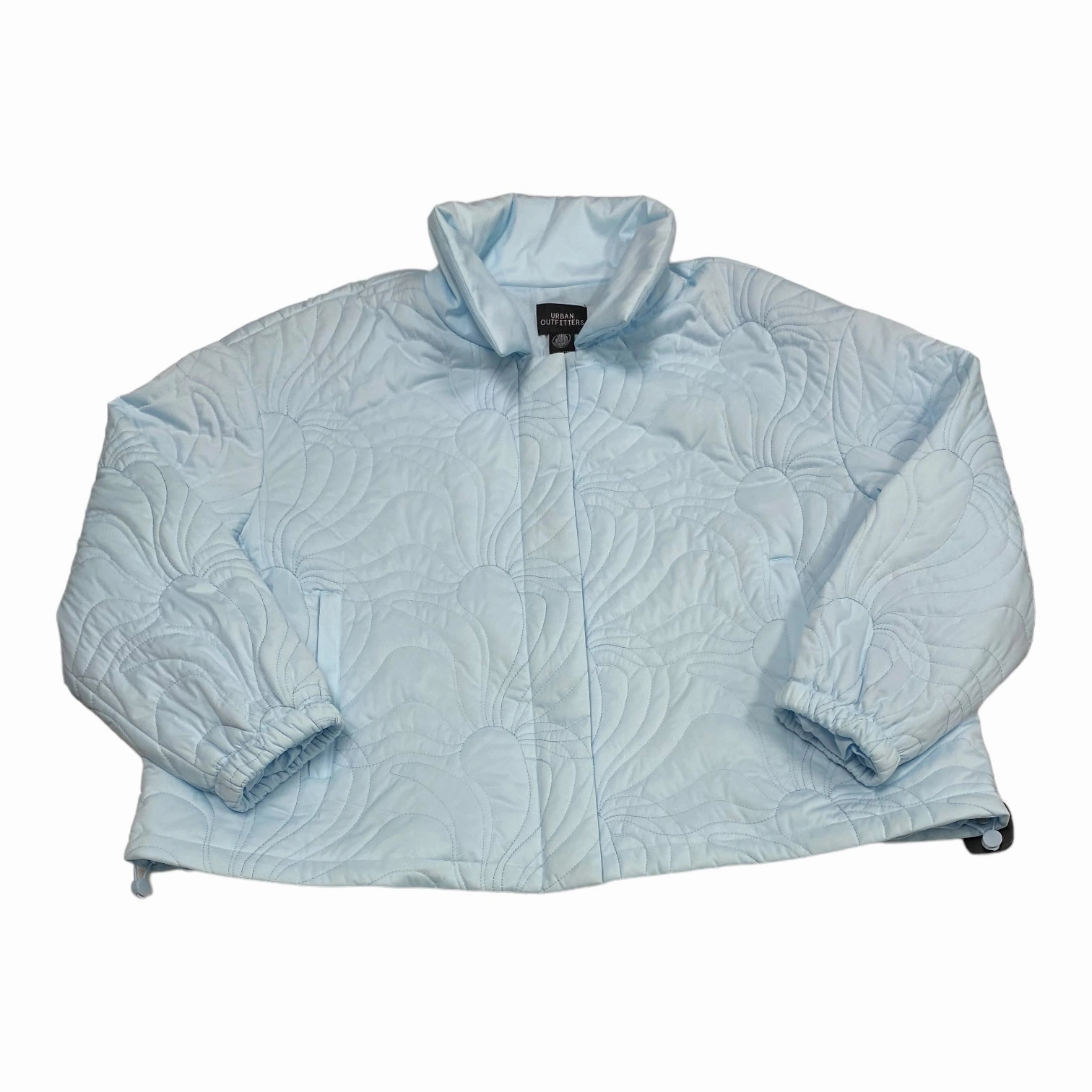 Coat Puffer & Quilted By Urban Outfitters In Blue, Size: 2x Snag Free Zipper Technology