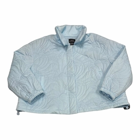 Coat Puffer & Quilted By Urban Outfitters In Blue, Size: 2x Snag Free Zipper Technology