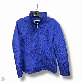 Coat Puffer & Quilted By Weatherproof In Blue, Size: L SnapFastenings MultiPocketStyle