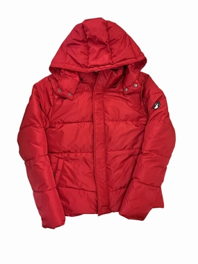 Coat Puffer & Quilted By Zyia In Red, Size:L Polished Look