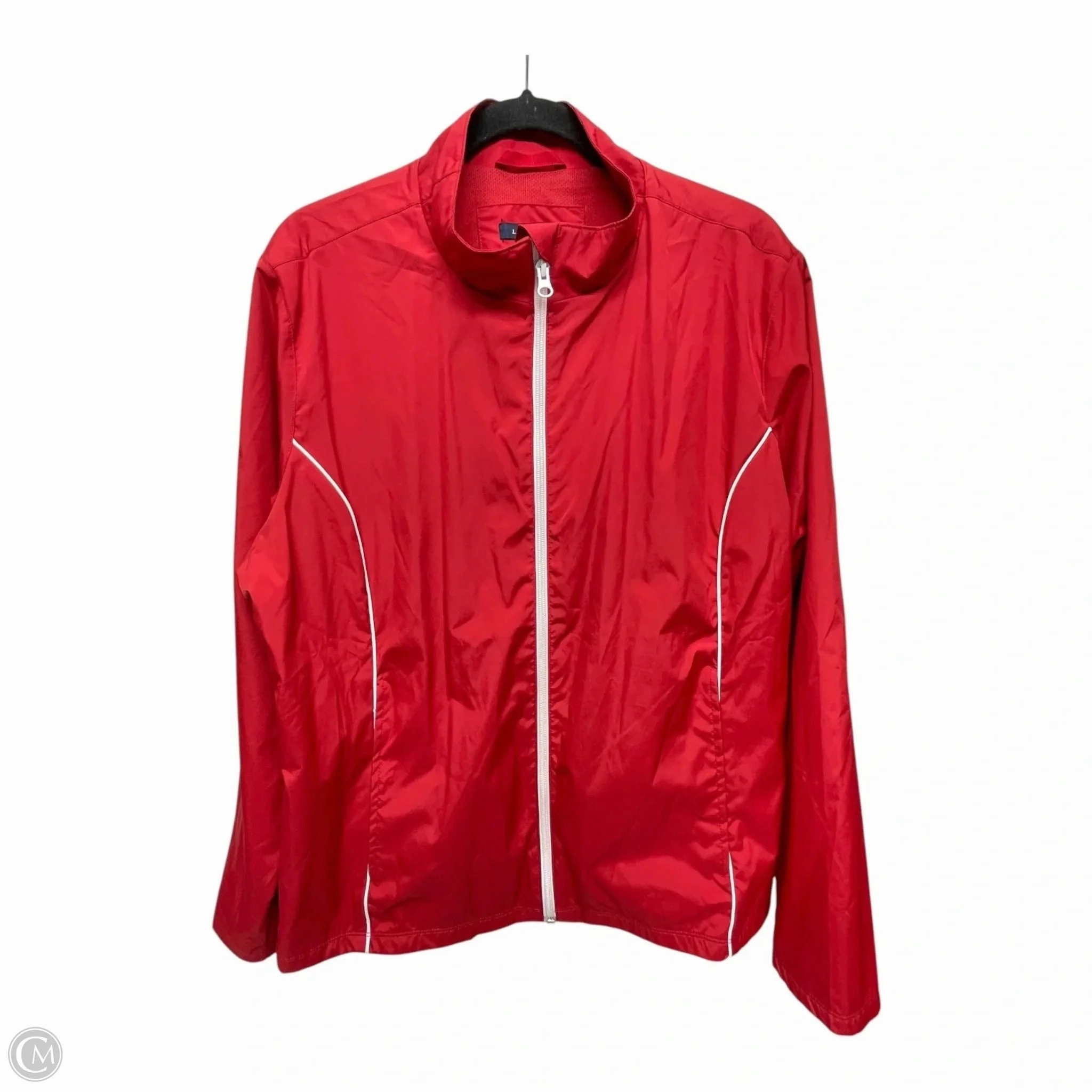 Coat Raincoat By Lands End In Red, Size: Xl Dry Fast