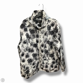 Coat Raincoat By Style And Company In Floral Print, Size: Xl Wind Protection