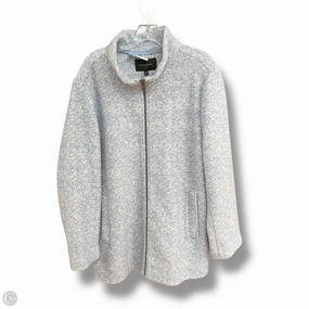 Sleek Layer Fit Coat Wool By Banana Republic In Blue, Size: Xl