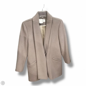Coat Wool By Calvin Klein In Grey, Size: S Smart Weather Style Non Slip Collar