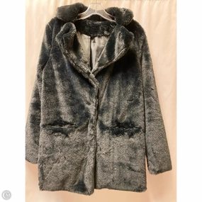 Non Slip Collar Lightweight Layer Coat Wool By Clothes Mentor In Black, Size: M