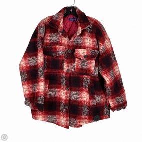 Coat Wool By Clothes Mentor In Plaid Pattern, Size: 0 CompressionPackableFabric Abrasion Proof Shoulders