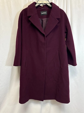 Coat Wool By Clothes Mentor In Purple, Size: M Breathable Membrane Flexible Daily Fit