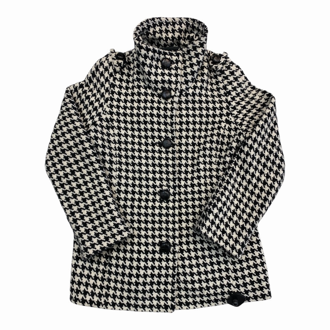 WindResistant Coating Moisture Wicking Material Coat Wool By Covington In Black & White, Size:M