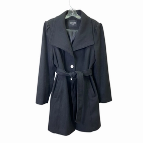 NonRestrictiveCut Coat Wool By Guess In Black, Size:S