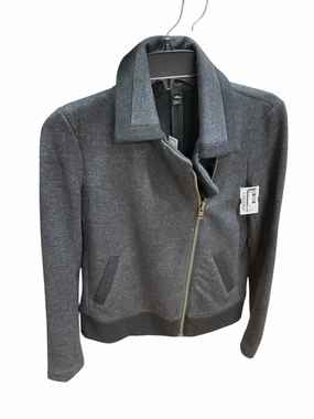 Coat Wool By J. Crew In Black & Grey, Size: 0 Active Style Collapsible Packable Style