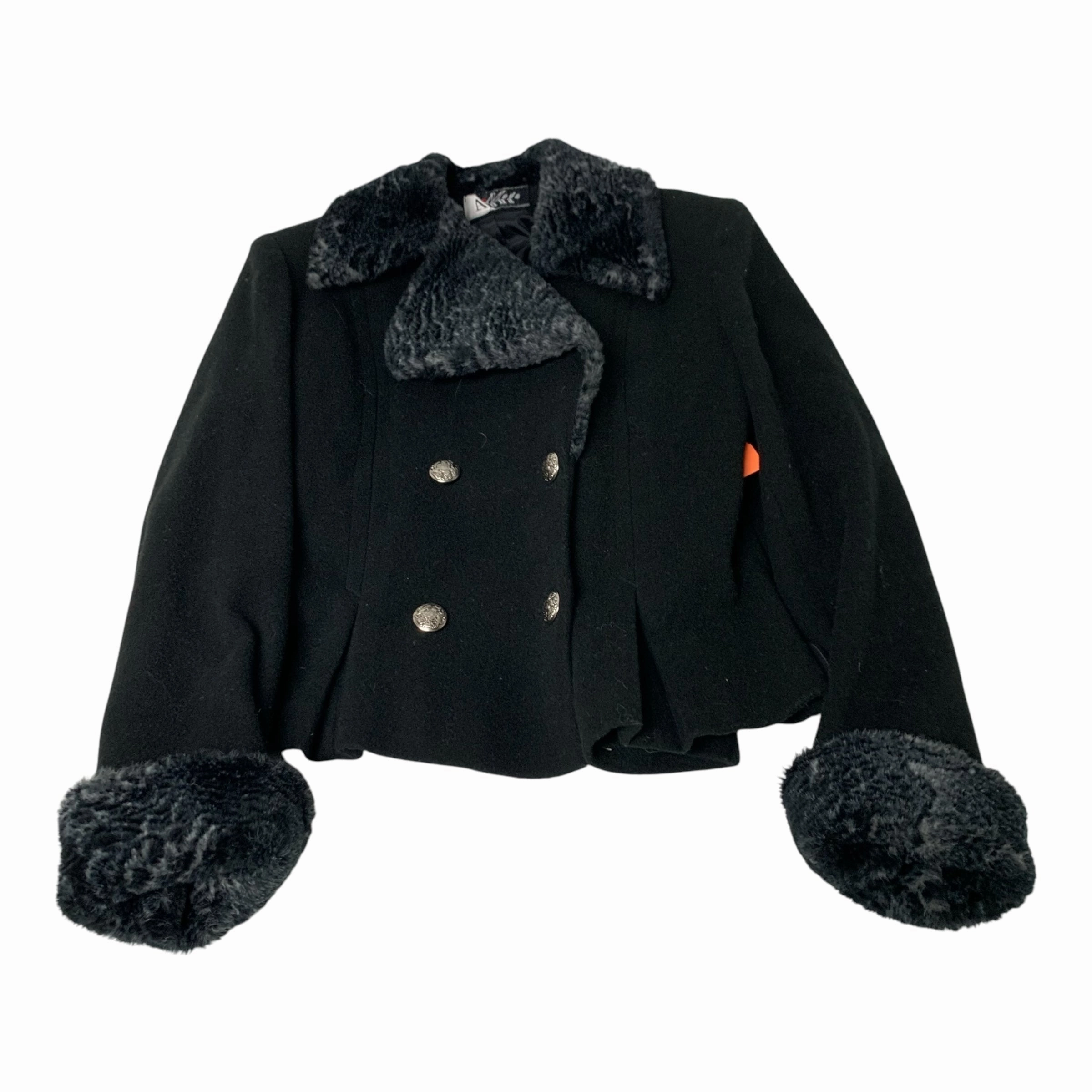 Coat Wool By Moda Anna In Black, Size: Xs All Day Fit