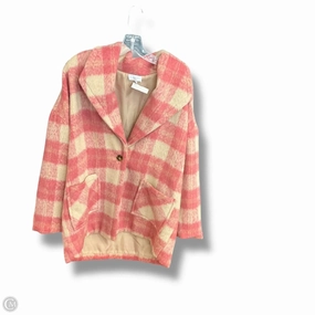 Coat Wool By Mudpie In Plaid Pattern, Size: S Layered Comfort Look