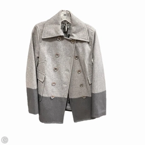 Coat Wool By Nine West Apparel In Black & Grey, Size: 6 Eco Friendly Construction Formal Use