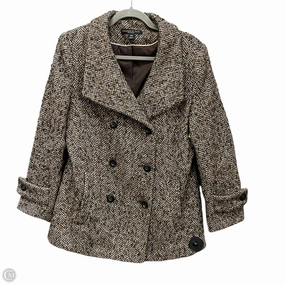 Coat Wool By Preston And New York In Brown, Size: 10p Heavy Duty Zippers