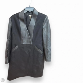 SlimSilhouette Eco Dye Process Coat Wool By Ted Baker In Black, Size: S