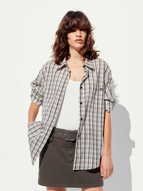 Checked Long Sleeves Shirt Stylish Element