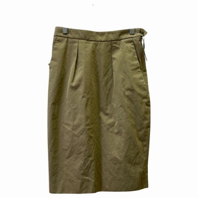 Skirt Luxury Designer By Yves Saint Laurent In Beige, Size:2 Flexible Knit