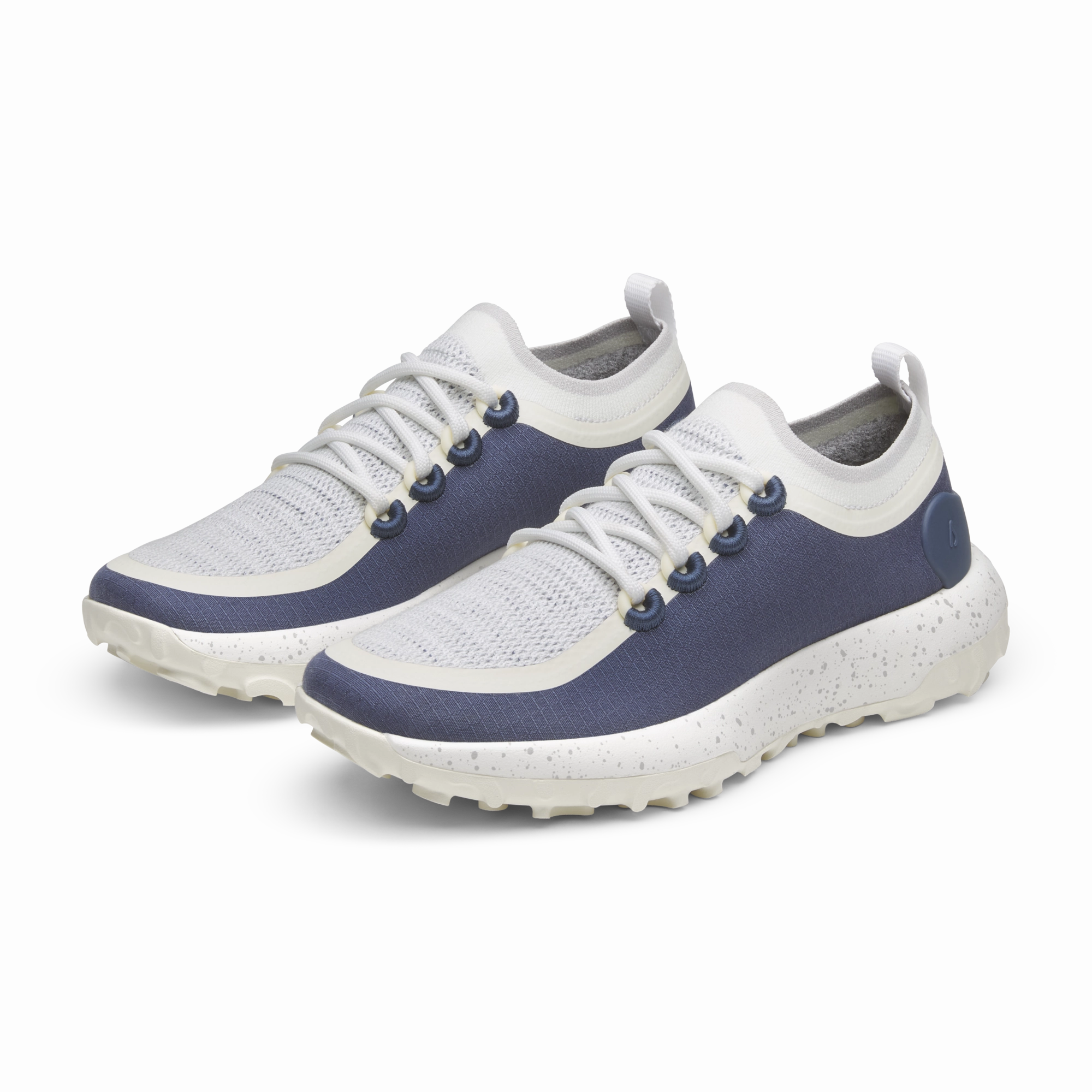 SlipResistant All Day Wear Comfort Men's Trail Runner - Blizzard/Hanami Night (Blizzard Sole)