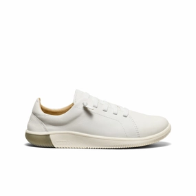 Reinforced toe cap Creek Path Men's KNX Leather Sneaker  |  Star White/Star White