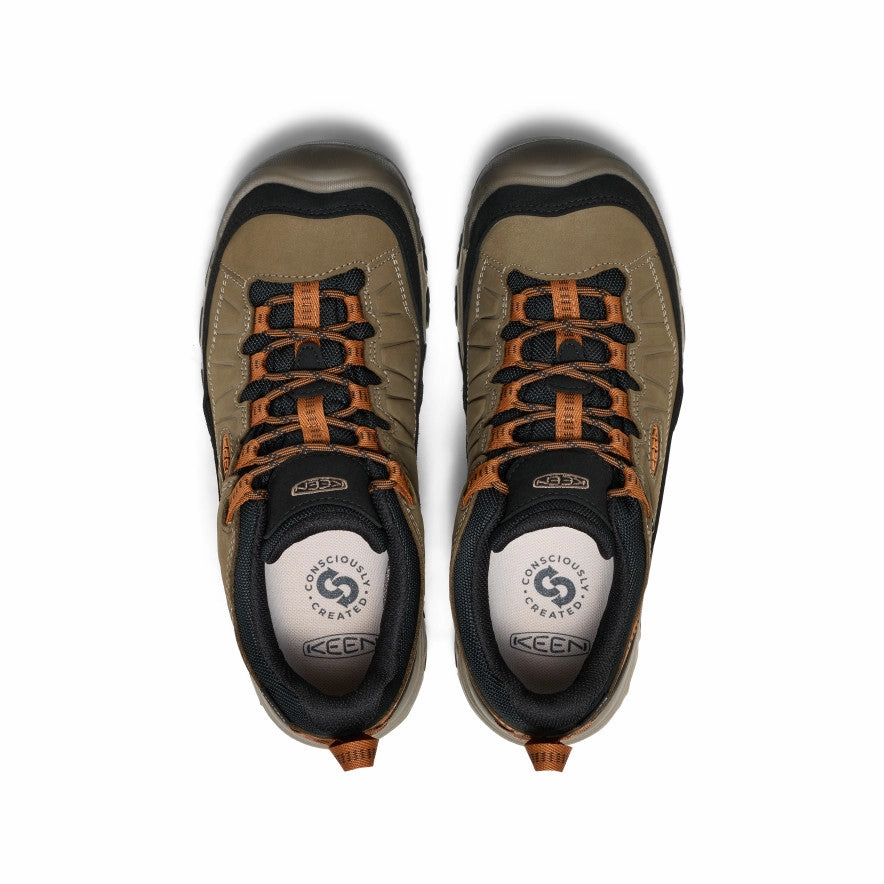 Calm Mood Slim Look Men's Targhee IV Wide Waterproof Hiking Shoe  |  Sea Turtle/Roasted Pecan