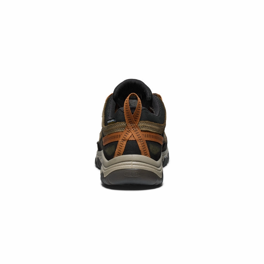 Men's Targhee IV Wide Waterproof Hiking Shoe  |  Sea Turtle/Roasted Pecan Race Pace