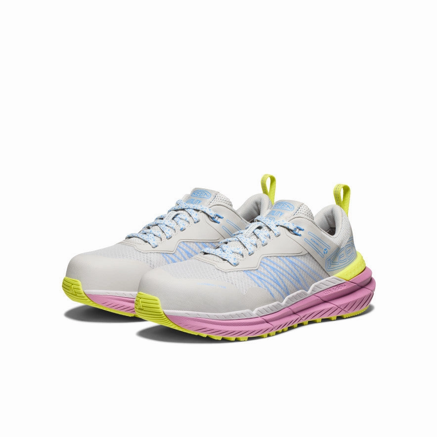 Fashion Walk Women's Speedworks ESD Work Sneaker (Carbon Toe)  |  Alloy/Moonlight Mauve