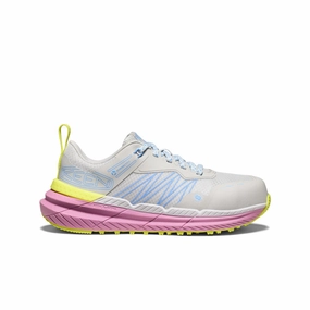 Grab And Go Women's Speedworks ESD Work Sneaker (Carbon Toe)  |  Alloy/Moonlight Mauve