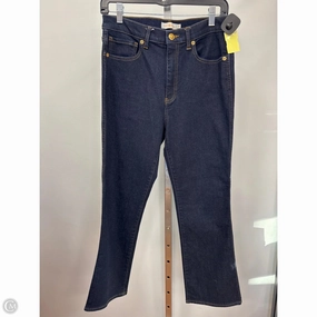 Vibrant Bold Look Street Fashion Jeans Designer By Tory Burch In Blue Denim, Size: 10