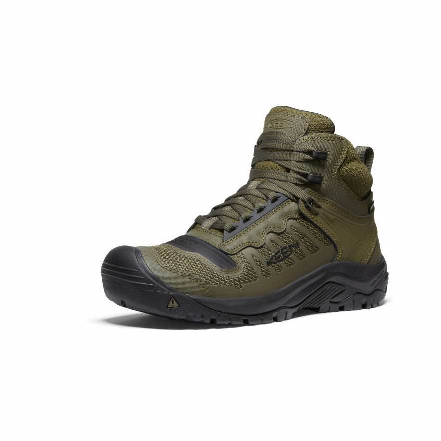 Nature Ready Quick Wear Men's Reno Waterproof Mid (Soft Toe)  |  Dark Olive/Black