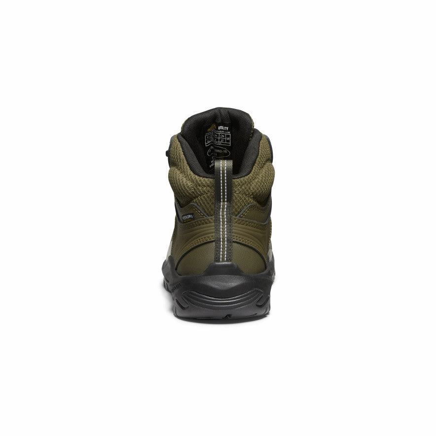 Wedding Reception packable Men's Reno Waterproof Mid (Soft Toe)  |  Dark Olive/Black