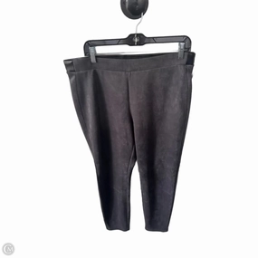 Stretchable Fabric Hiking Trail Lightweight Material Pants Leggings By White House Black Market In Grey, Size: 14